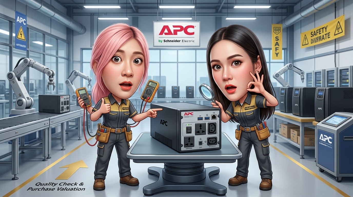รับซื้อ UPS APC BX750MI-MS เครื่องสำรองไฟทรง Tower สีดำพร้อมช่องเชื่อมต่อด้านหลัง