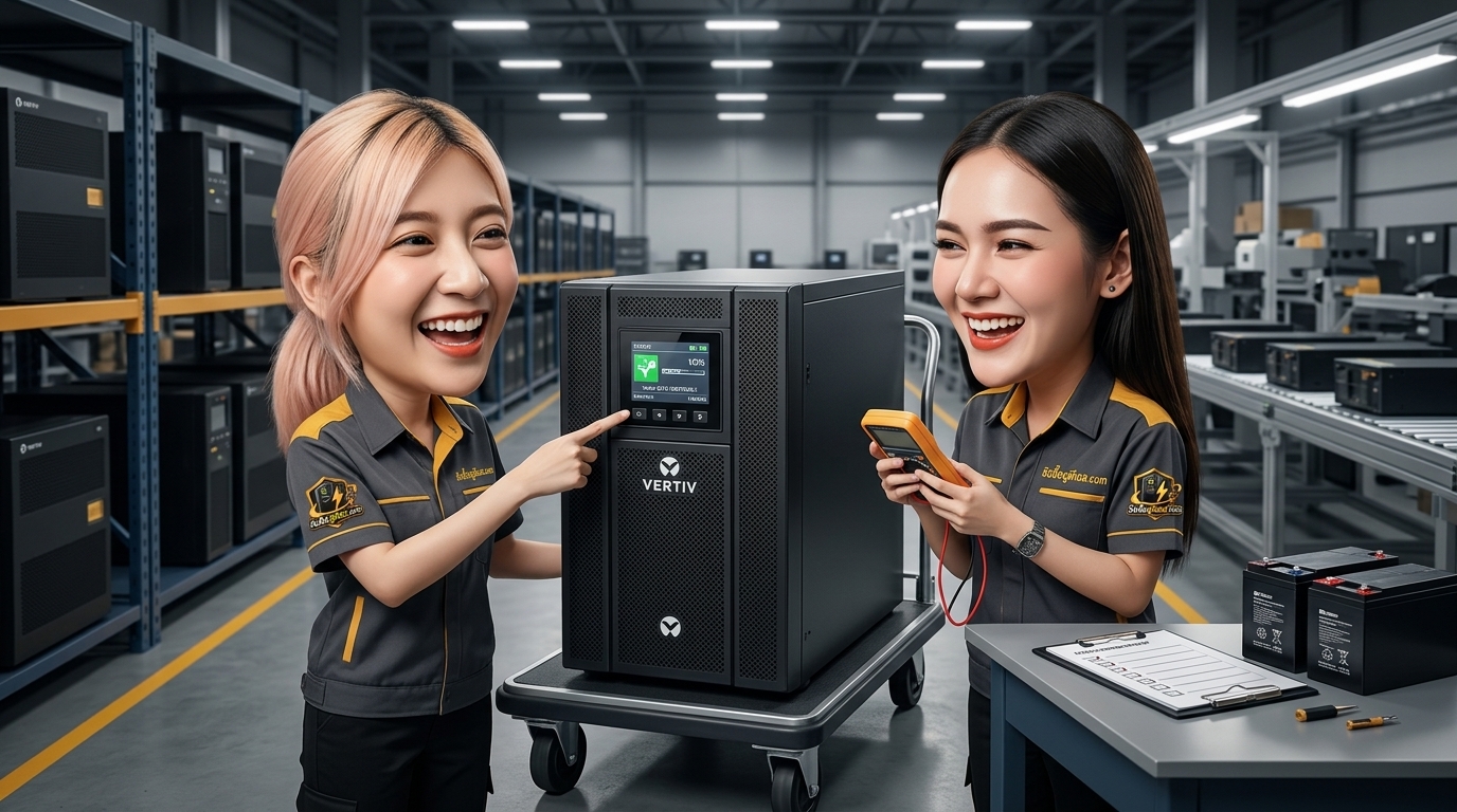 บริการรับซื้อ UPS Vertiv GXT5-10KIRT5UXLE เครื่องสำรองไฟขนาด 10kVA แบบ Rack Mount 5U สำหรับตรวจสภาพและตีราคา